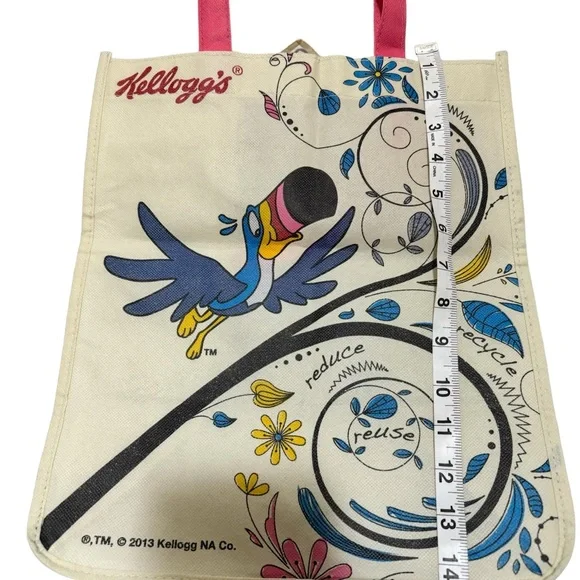 Kellogg's Froot Loops Toucan Sam Tote Bag 2013 Reusable - Picture 9 of 10
